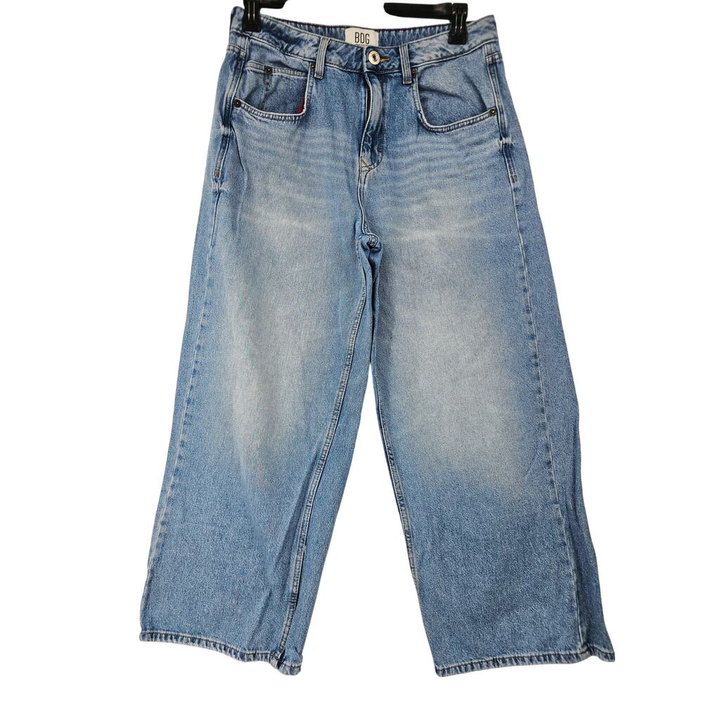 BDG Urban Outfitters Light Wash Blue Wide Leg Baggy Loose Jeans Women's 29W 4241